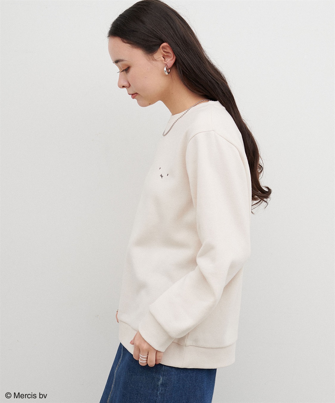 Life Style by cross marche 【miffy/ミッフィー】胸刺繍デザイン裏起毛プルオーバー（別注）_sub_2