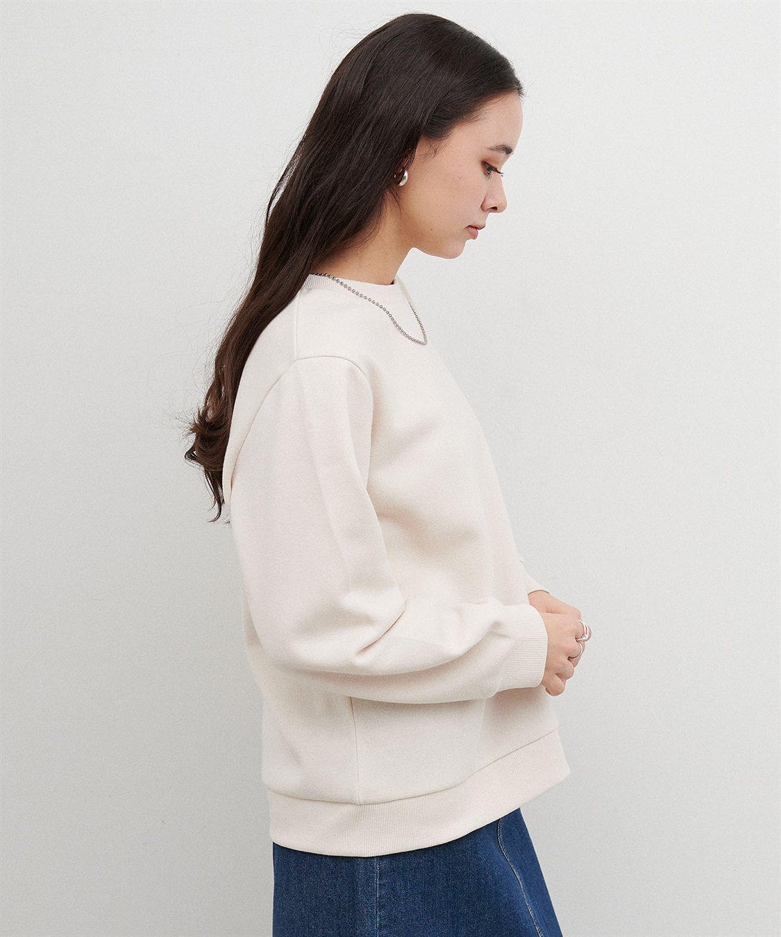 Life Style by cross marche 【miffy/ミッフィー】胸刺繍デザイン裏起毛プルオーバー（別注）_sub_4