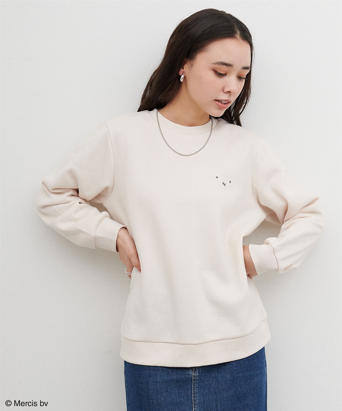 Life Style by cross marche 【miffy/ミッフィー】胸刺繍デザイン裏起毛プルオーバー（別注）_sub_6