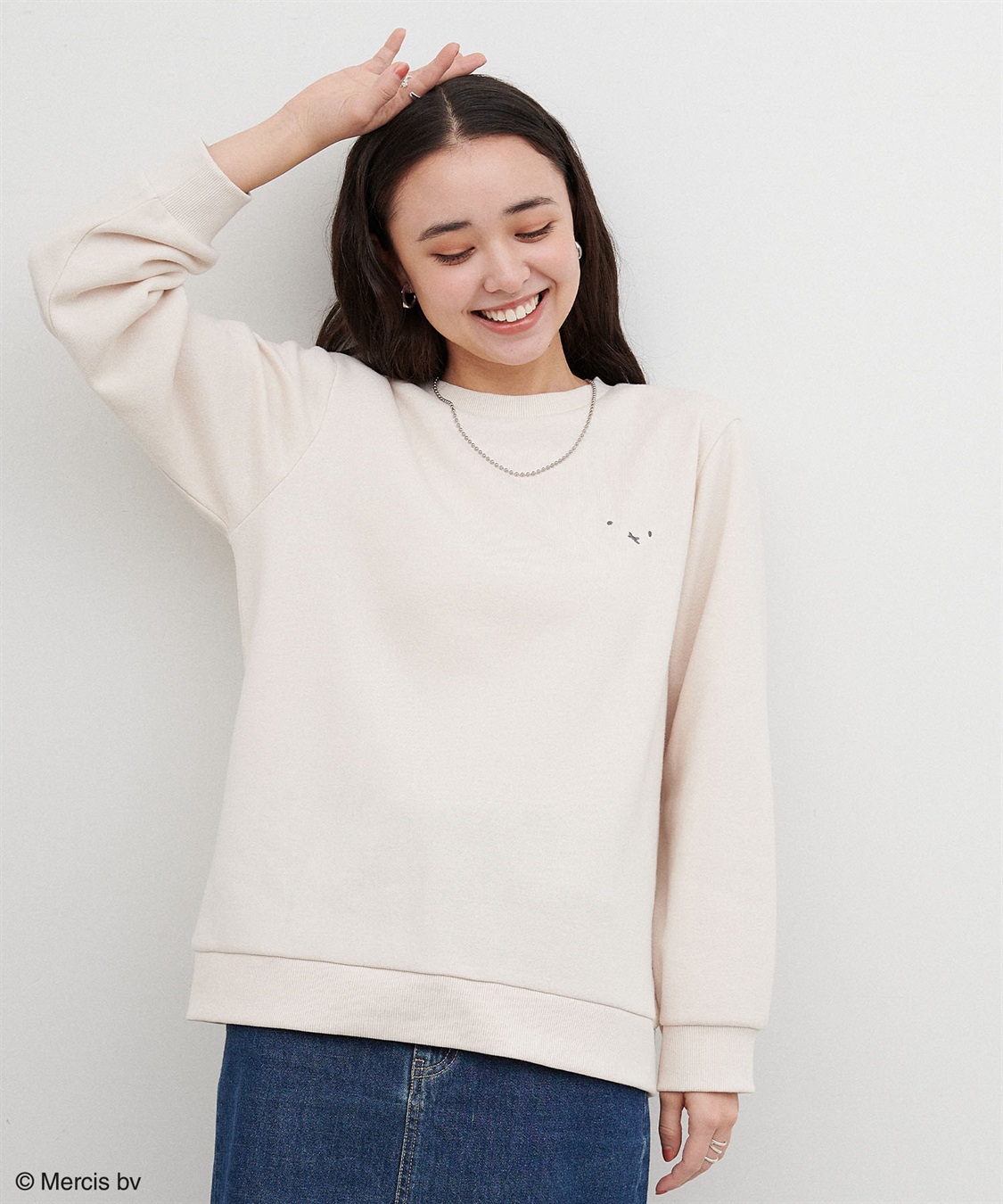Life Style by cross marche 【miffy/ミッフィー】胸刺繍デザイン裏起毛プルオーバー（別注）_sub_7
