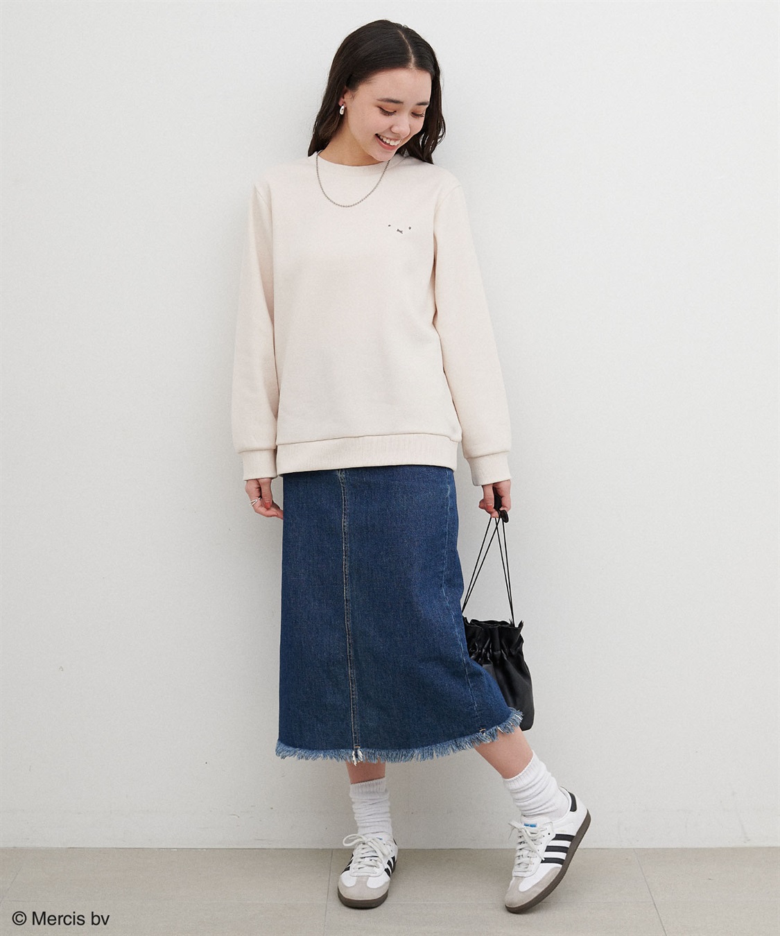 Life Style by cross marche 【miffy/ミッフィー】胸刺繍デザイン裏起毛プルオーバー（別注）_sub_8