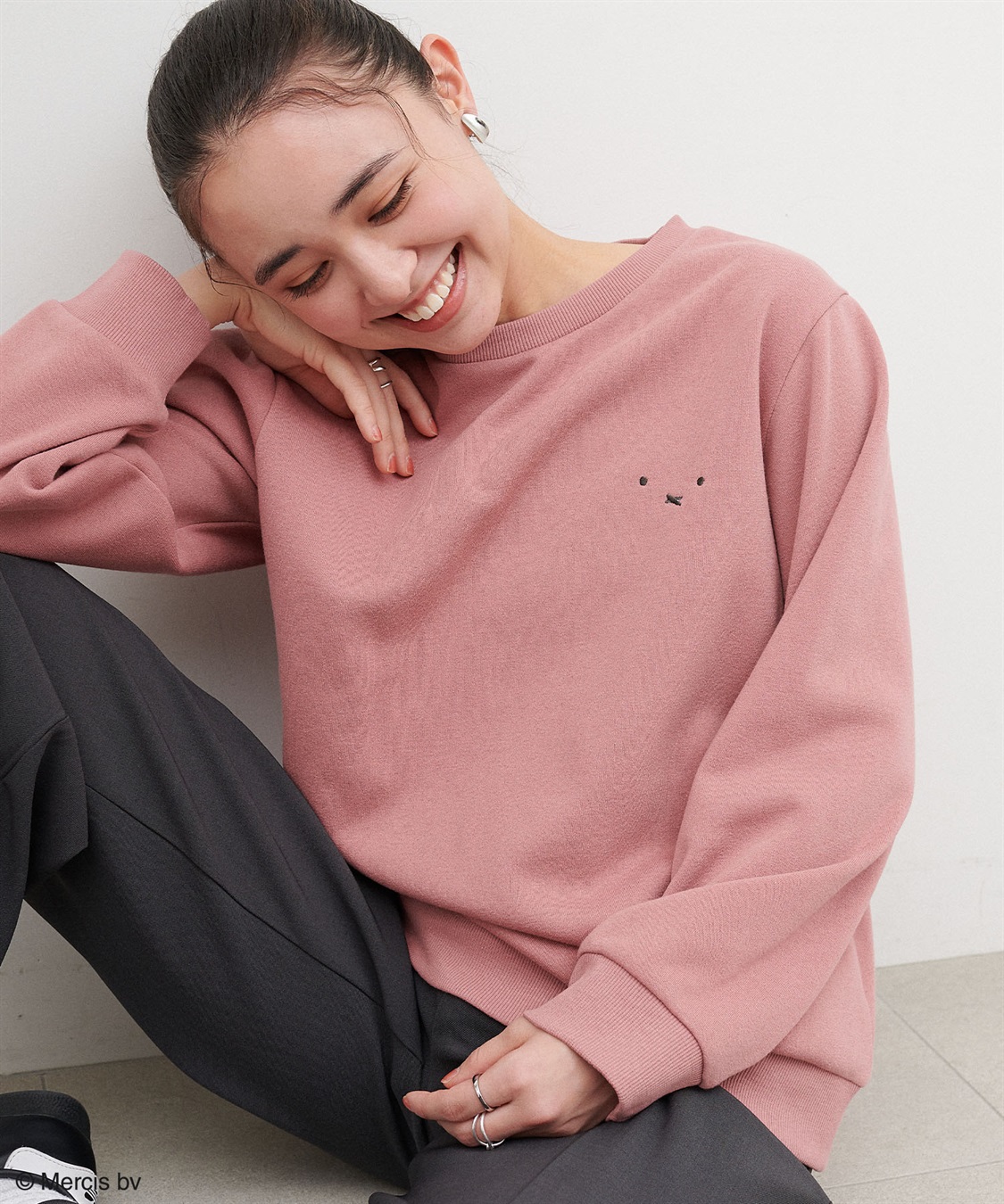 Life Style by cross marche 【miffy/ミッフィー】胸刺繍デザイン裏起毛プルオーバー（別注）_sub_12