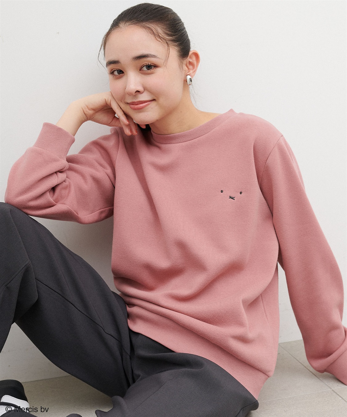 Life Style by cross marche 【miffy/ミッフィー】胸刺繍デザイン裏起毛プルオーバー（別注）_sub_13