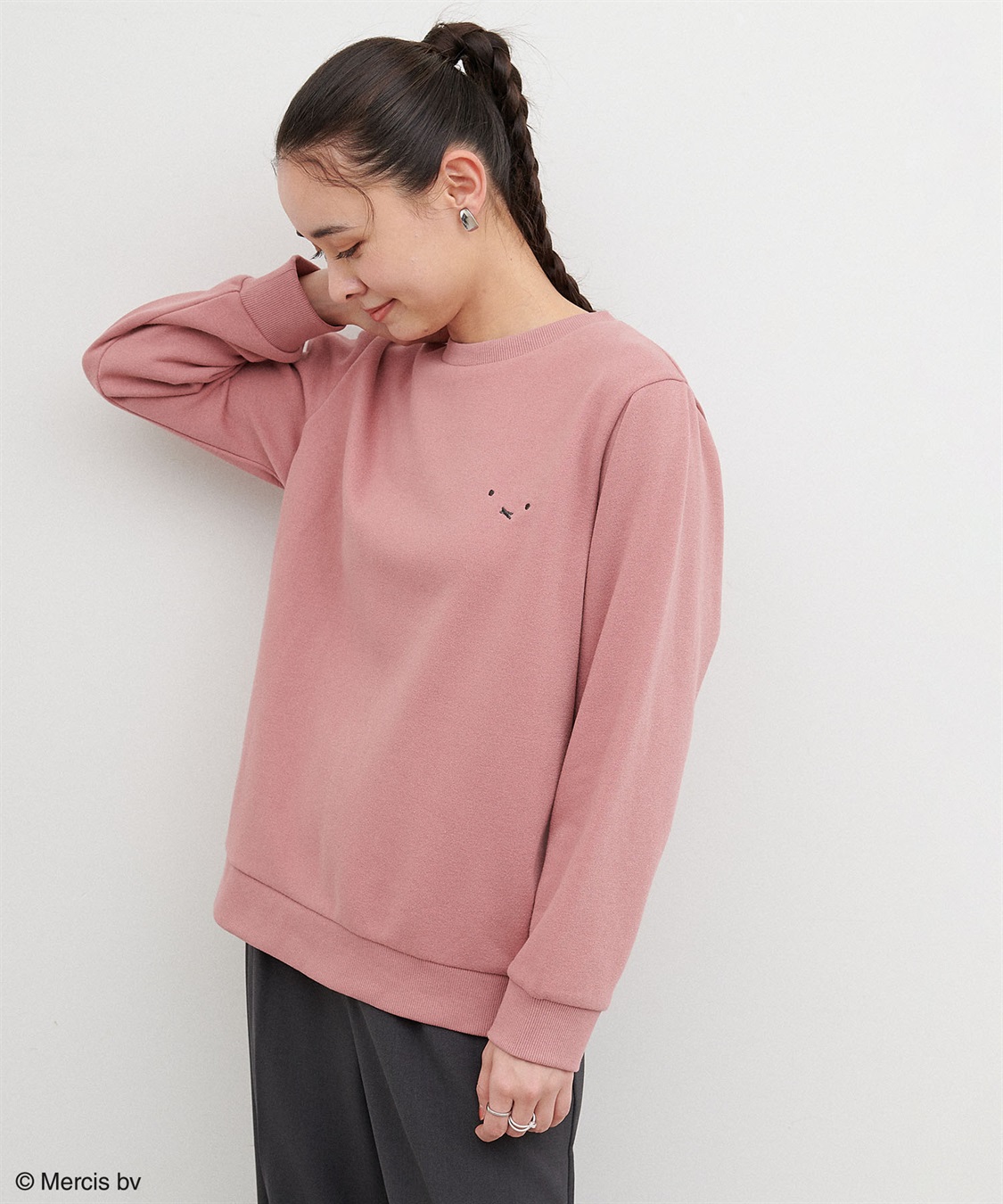 Life Style by cross marche 【miffy/ミッフィー】胸刺繍デザイン裏起毛プルオーバー（別注）_sub_14