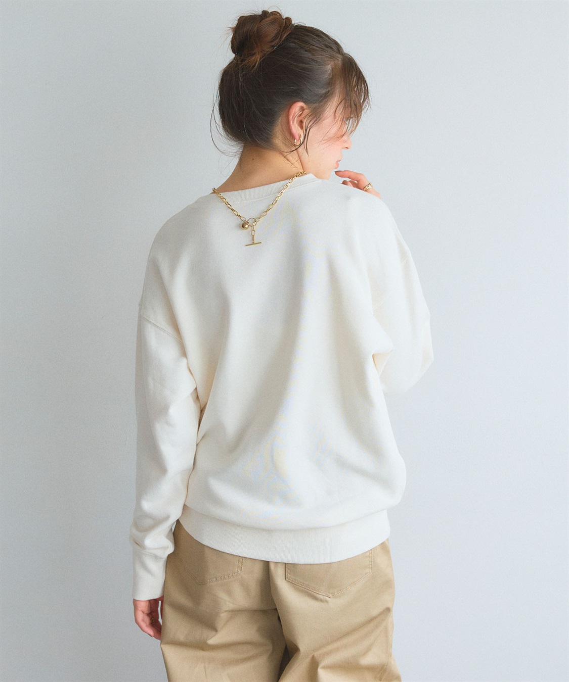 chara station 《Disney/ディズニー》ミッキーマウス刺繍ワッペンデザインスウェットトレーナー_sub_13