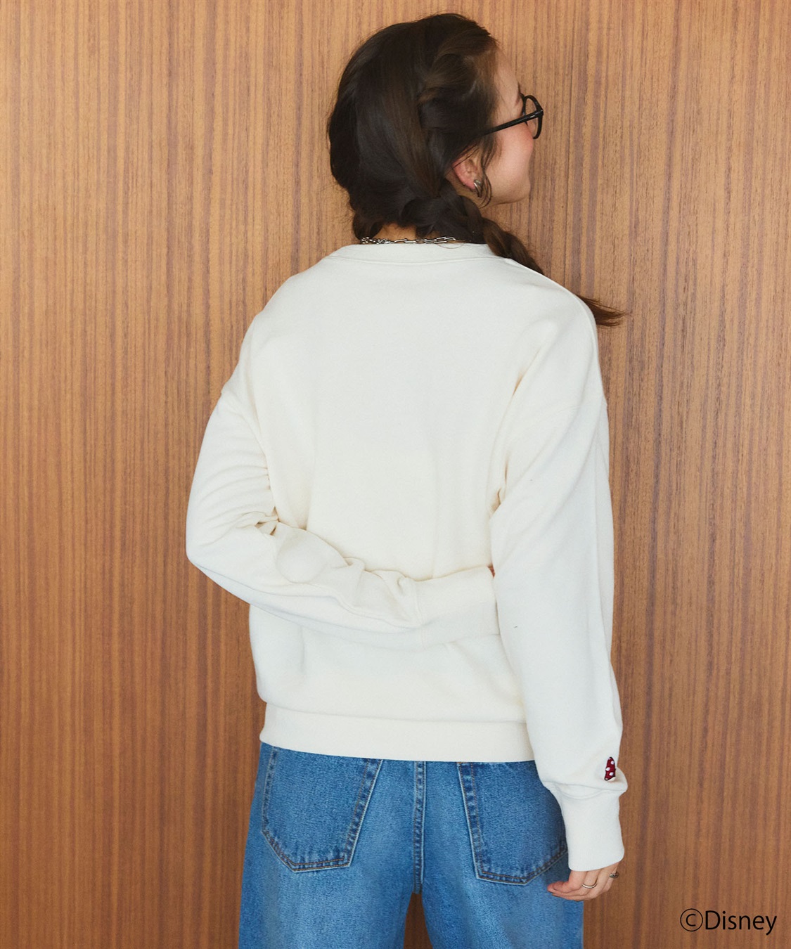 chara station 【Disney/ディズニー】Minnie Mouse/ミニーマウス裏毛ドロップショルダープリントスウェットプルオーバー_sub_12