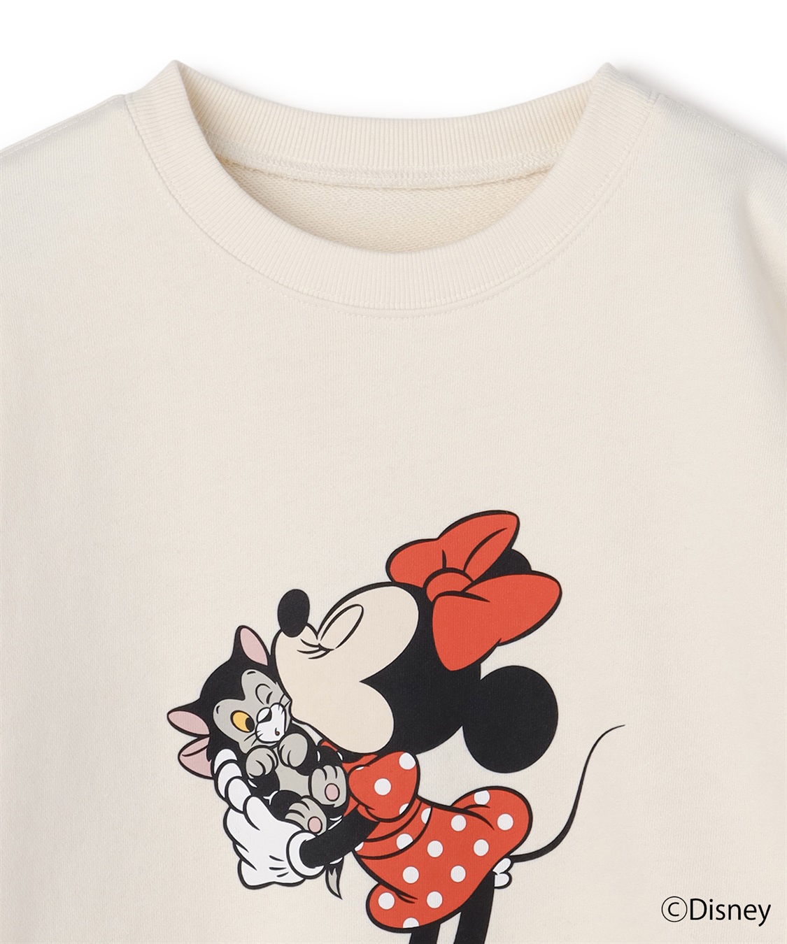 chara station 【Disney/ディズニー】Minnie Mouse/ミニーマウス裏毛ドロップショルダープリントスウェットプルオーバー_sub_27