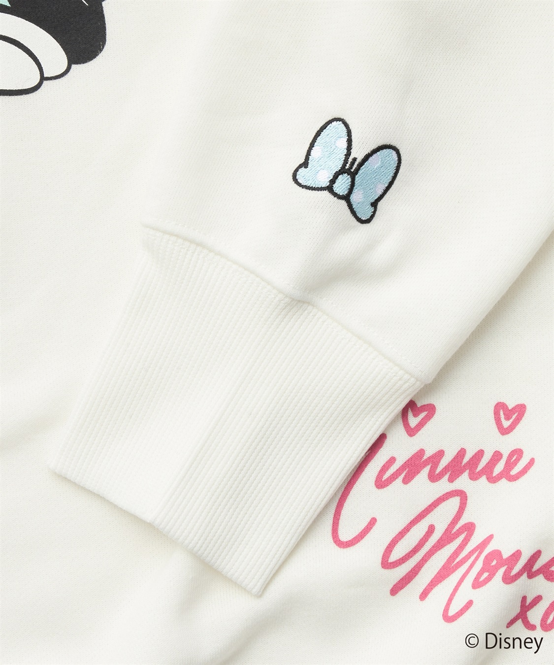 chara station 【Disney/ディズニー】Minnie Mouse/ミニーマウス裏毛ドロップショルダープリントスウェットプルオーバー_sub_34