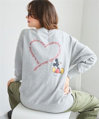 Life Style by cross marche 《Disney/ディズニー》ミッキーマウスハートバックプリントスウェットトレーナー_subthumb_15