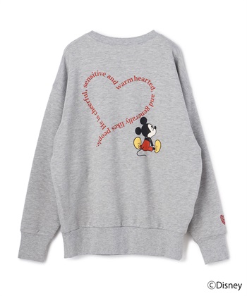 Life Style by cross marche 《Disney/ディズニー》ミッキーマウスハートバックプリントスウェットトレーナー_subthumb_20