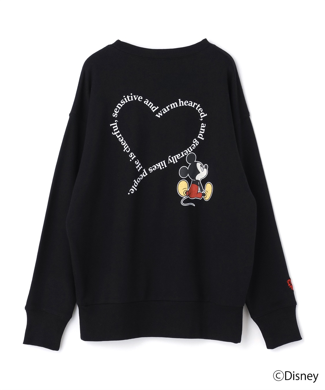 chara station 《Disney/ディズニー》ミッキーマウスハートバックプリントスウェットトレーナー_sub_21