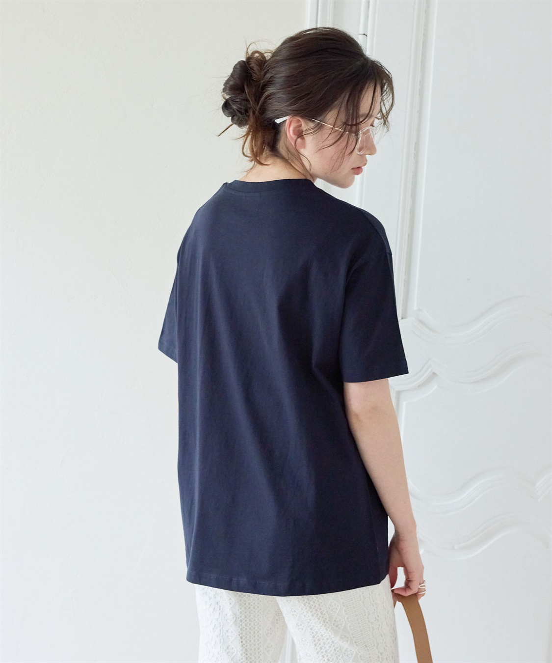 chara station 【PEANUTS/ピーナッツ】SNOOPY/スヌーピー＆ウッドストックフロッキープリントTシャツ_sub_15