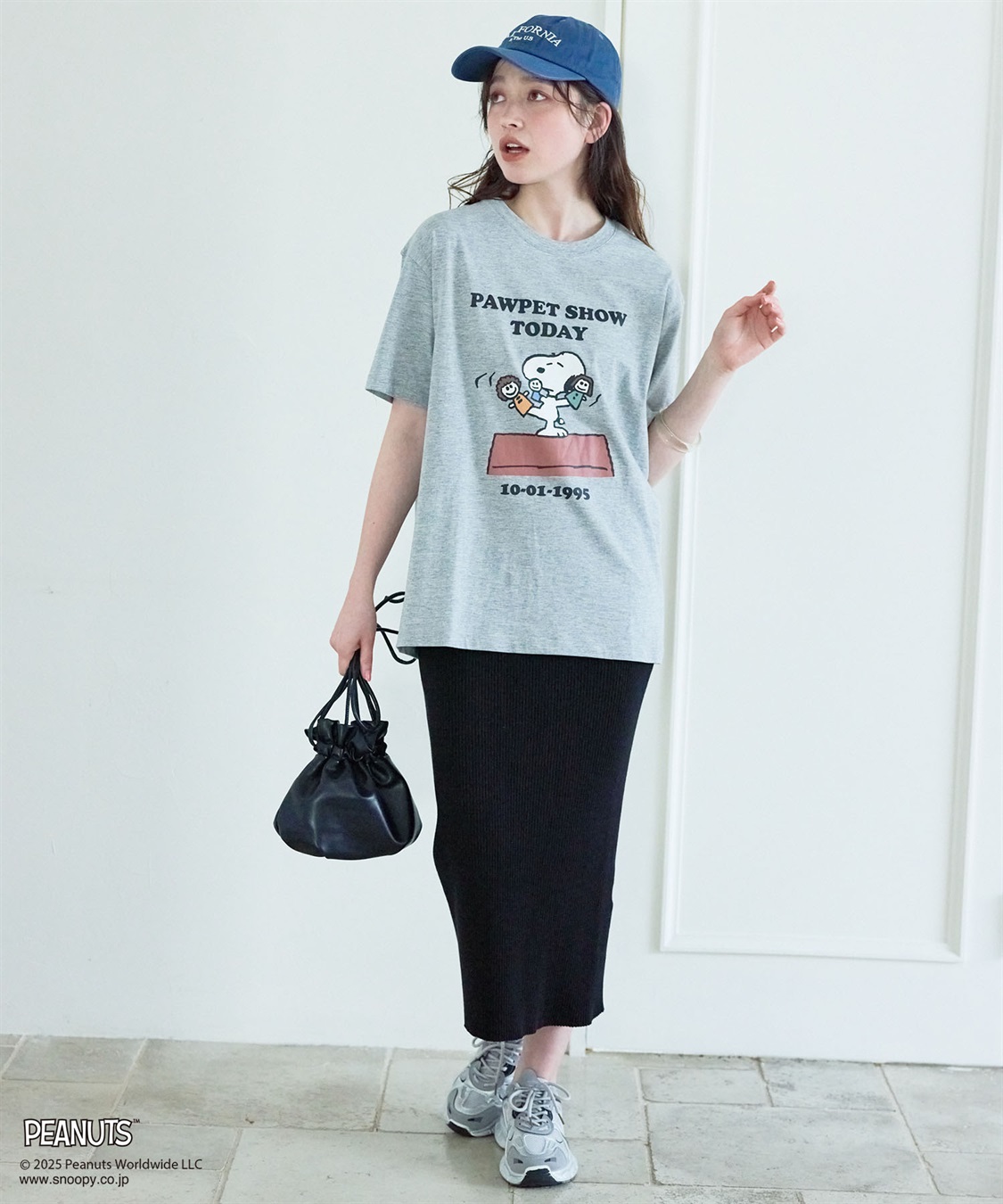 chara station 【PEANUTS/ピーナッツ】SNOOPY/スヌーピー PAWPET SHOW TODAY半袖プリントTシャツ_sub_4