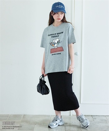 chara station 【PEANUTS/ピーナッツ】SNOOPY/スヌーピー PAWPET SHOW TODAY半袖プリントTシャツ_subthumb_5