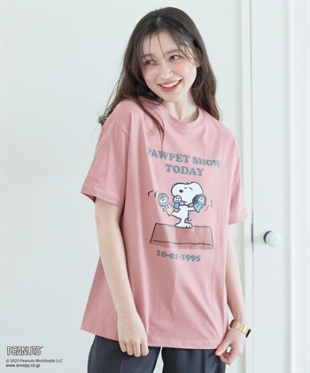 chara station 【PEANUTS/ピーナッツ】SNOOPY/スヌーピー PAWPET SHOW TODAY半袖プリントTシャツ_subthumb_8