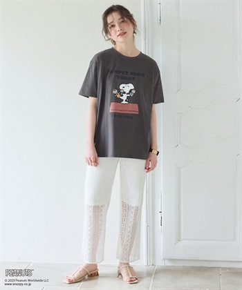 chara station 【PEANUTS/ピーナッツ】SNOOPY/スヌーピー PAWPET SHOW TODAY半袖プリントTシャツ_subthumb_16
