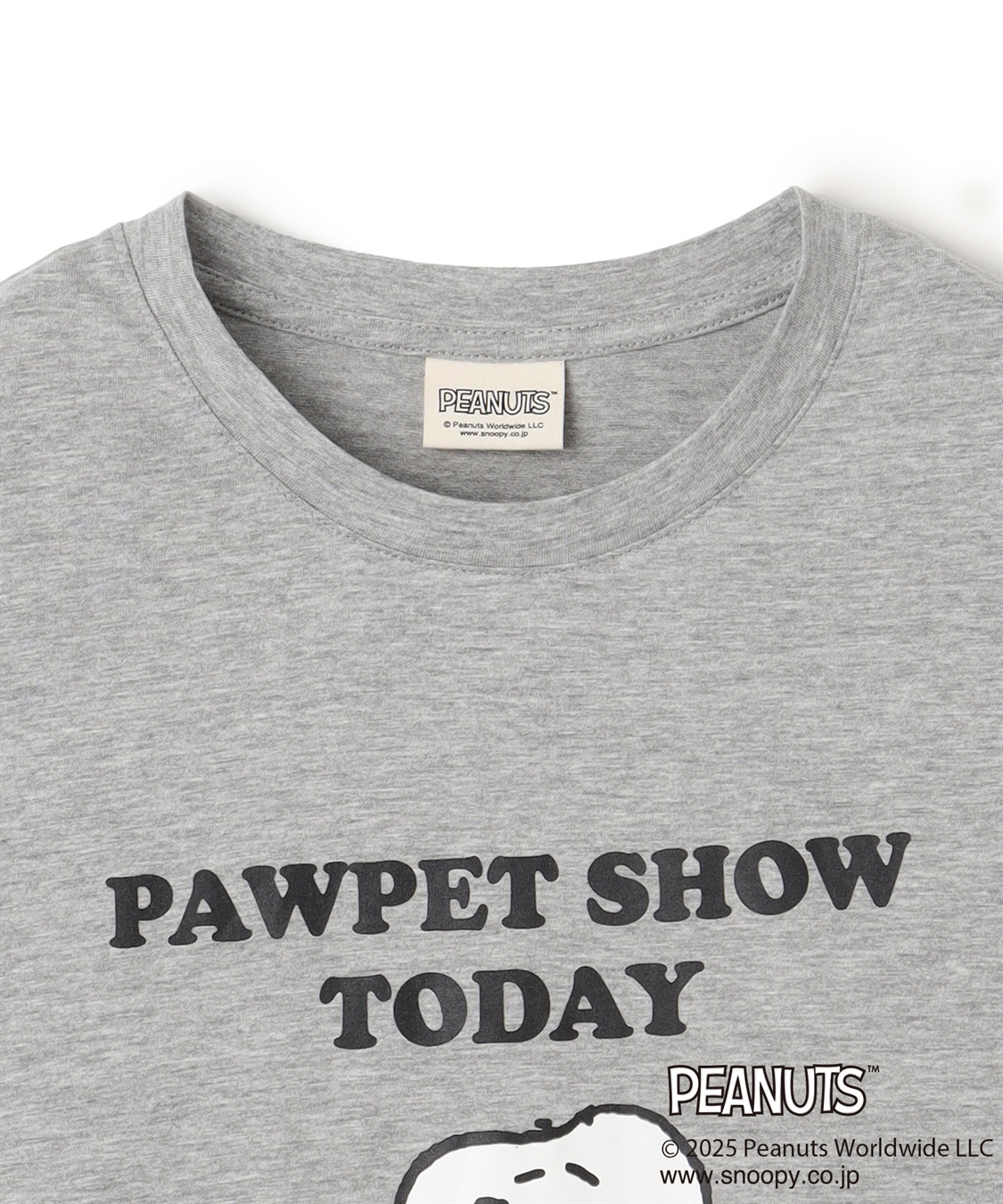 chara station 【PEANUTS/ピーナッツ】SNOOPY/スヌーピー PAWPET SHOW TODAY半袖プリントTシャツ_sub_24