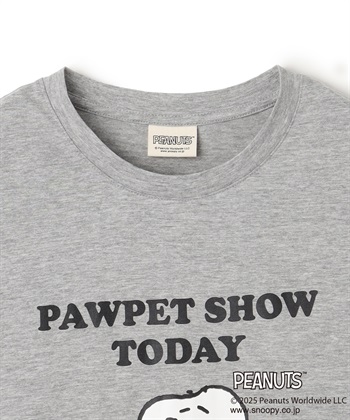 chara station 【PEANUTS/ピーナッツ】SNOOPY/スヌーピー PAWPET SHOW TODAY半袖プリントTシャツ_subthumb_24