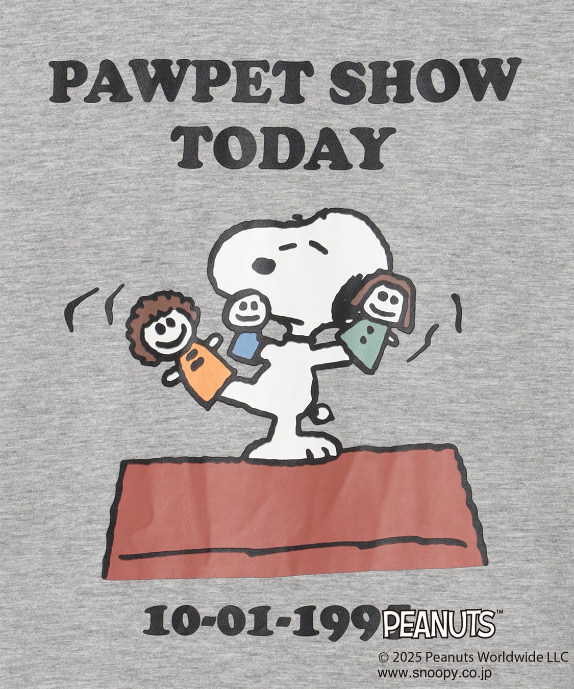 chara station 【PEANUTS/ピーナッツ】SNOOPY/スヌーピー PAWPET SHOW TODAY半袖プリントTシャツ_sub_25