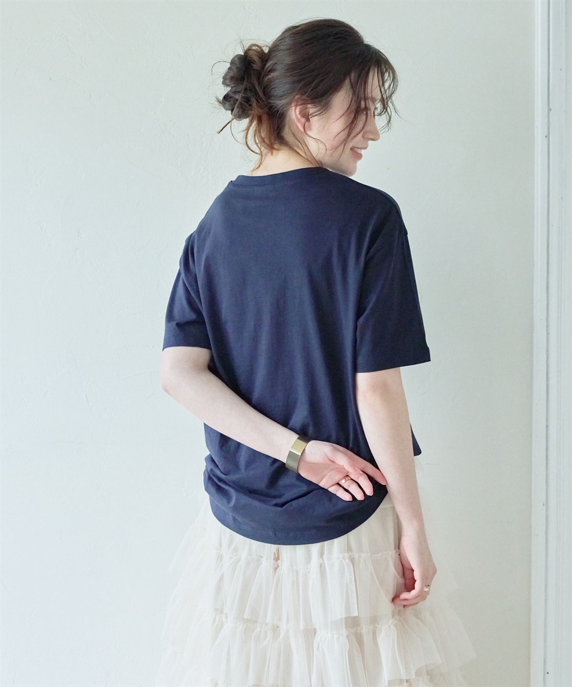 chara station 【PEANUTS/ピーナッツ】SNOOPY/スヌーピー胸ポケットサガラ刺繍半袖Tシャツ_sub_10