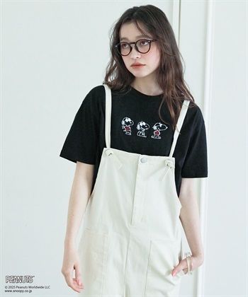 chara station 【PEANUTS/ピーナッツ】SNOOPY/スヌーピー3パターンフロントデザイン半袖Tシャツ_subthumb_4