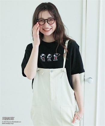 chara station 【PEANUTS/ピーナッツ】SNOOPY/スヌーピー3パターンフロントデザイン半袖Tシャツ_subthumb_6