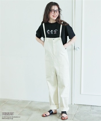 chara station 【PEANUTS/ピーナッツ】SNOOPY/スヌーピー3パターンフロントデザイン半袖Tシャツ_subthumb_8