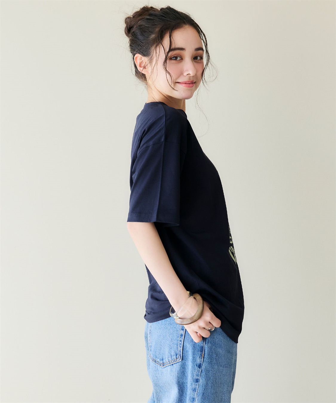 chara station 【PEANUTS/ピーナッツ】SNOOPY/スヌーピー『Cheers』プリント半袖Tシャツ_sub_10