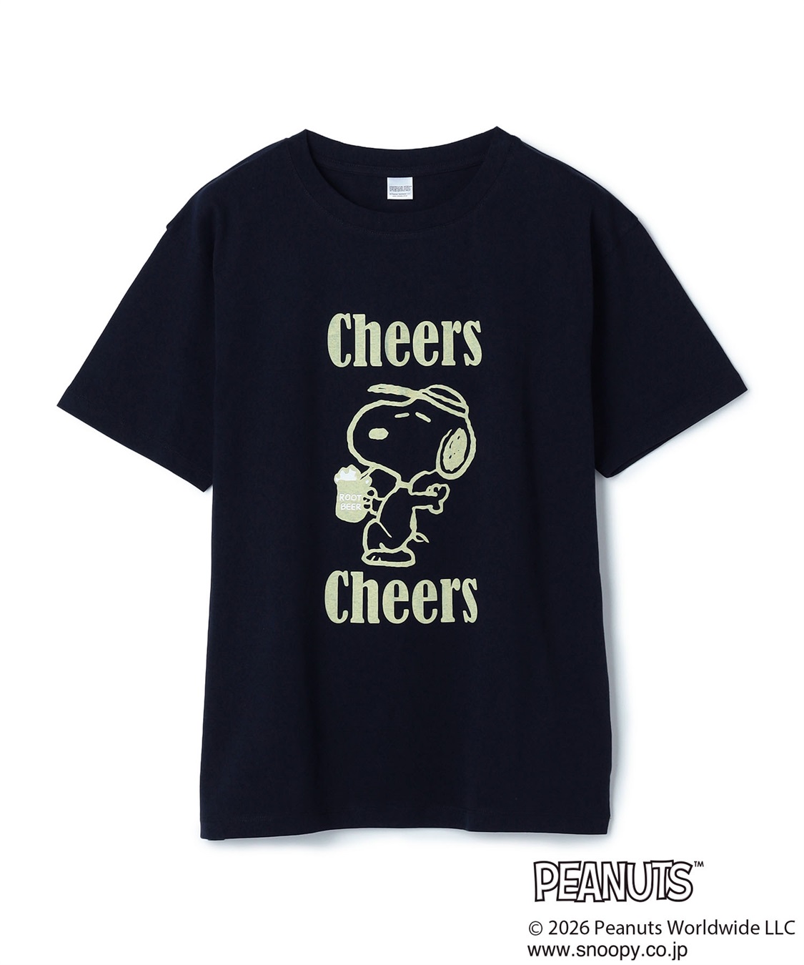 chara station 【PEANUTS/ピーナッツ】SNOOPY/スヌーピー『Cheers』プリント半袖Tシャツ_sub_21