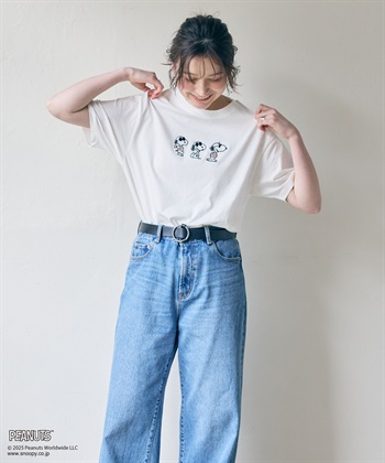 chara station 【PEANUTS/ピーナッツ】SNOOPY/スヌーピー3パターンフロントデザイン半袖Tシャツ_subthumb_21