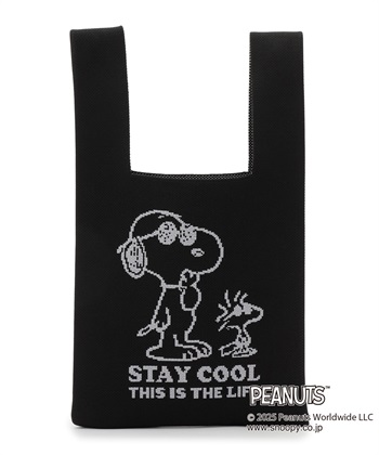 Life Style by cross marche 【PEANUTS/ピーナッツ】スヌーピー&ウッドストック　マルシェニットトートバッグ_subthumb_20