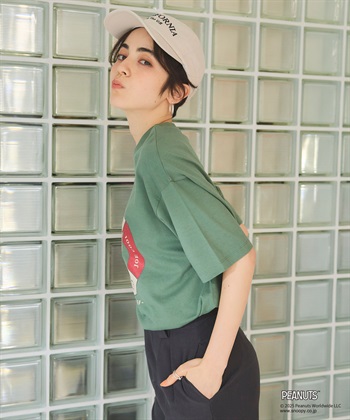 Life Style by cross marche 【PEANUTS/ピーナッツ】SNOOPY/スヌーピー浮き輪プリント半袖Tシャツ_subthumb_20