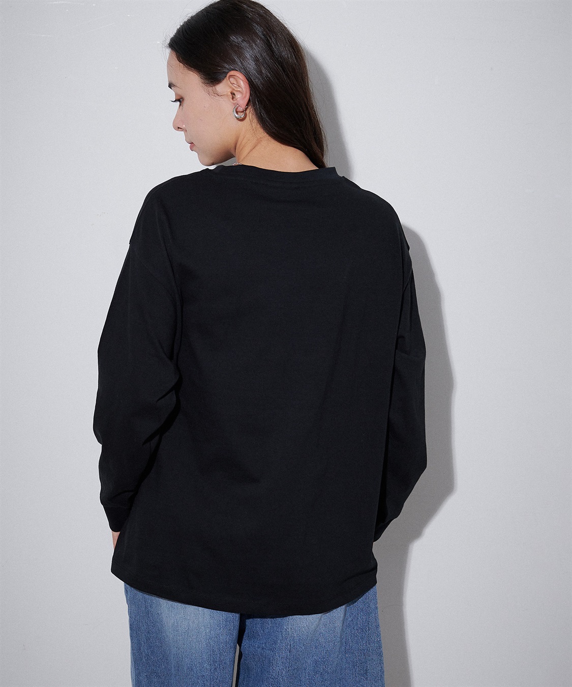 chara station 【PEANUTS/ピーナッツ】スヌーピー/SNOOPY サガラ刺繍ロンT_sub_8