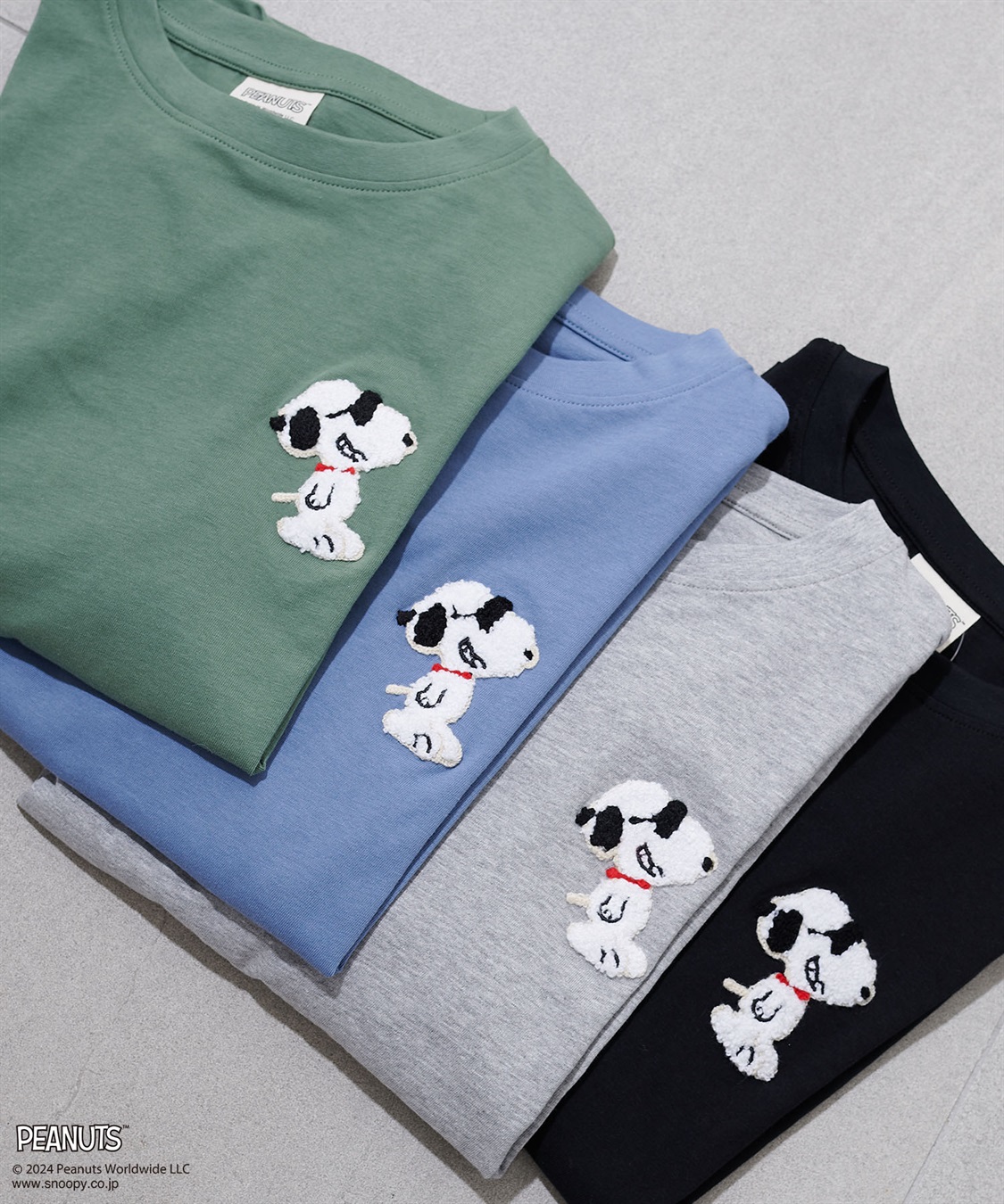 chara station 【PEANUTS/ピーナッツ】スヌーピー/SNOOPY サガラ刺繍ロンT_sub_12