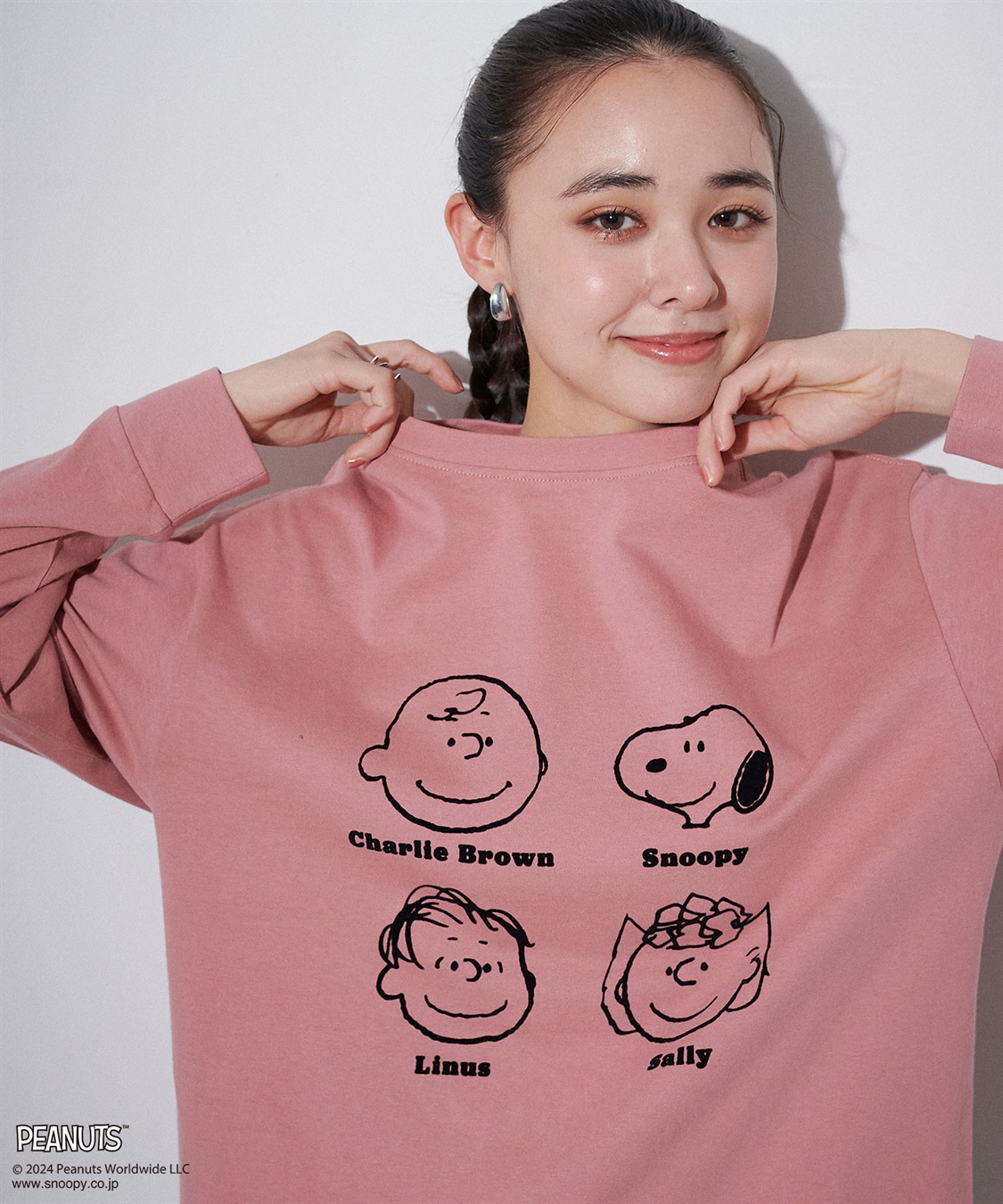 Life Style by cross marche 【PEANUTS/ピーナッツ】スヌーピー/SNOOPY フロッキープリントロンT_sub_11