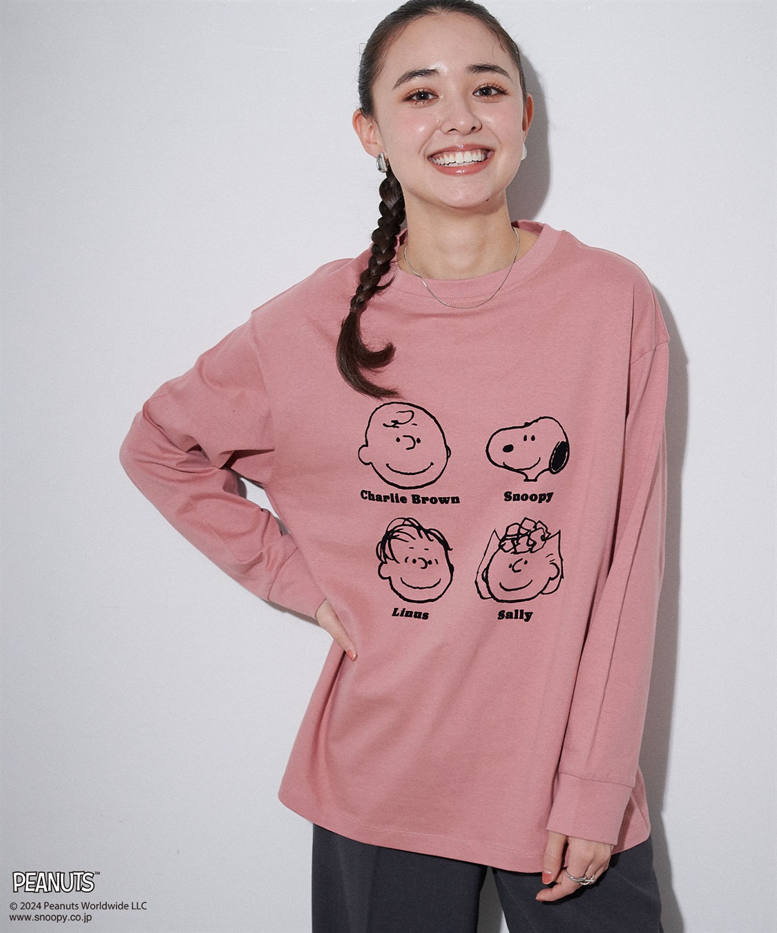 Life Style by cross marche 【PEANUTS/ピーナッツ】スヌーピー/SNOOPY フロッキープリントロンT_sub_13