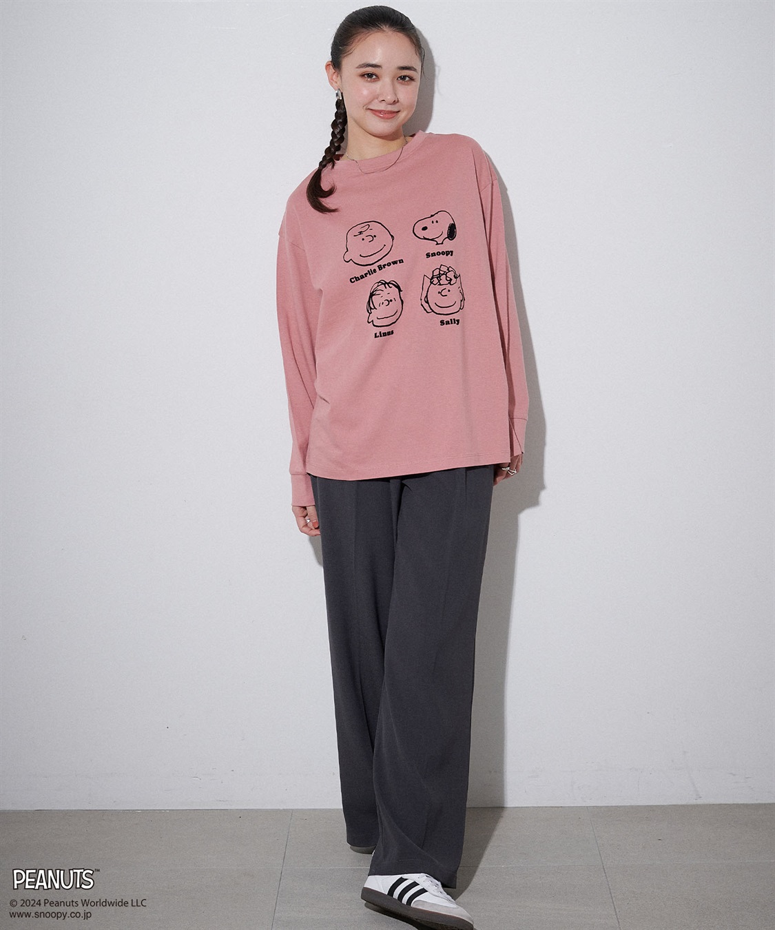 Life Style by cross marche 【PEANUTS/ピーナッツ】スヌーピー/SNOOPY フロッキープリントロンT_sub_15