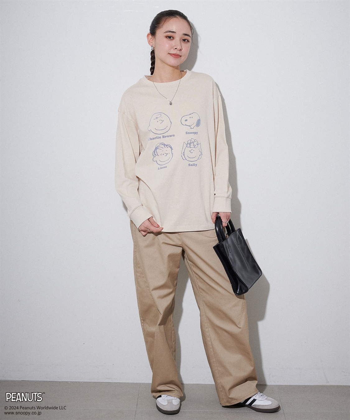 Life Style by cross marche 【PEANUTS/ピーナッツ】スヌーピー/SNOOPY フロッキープリントロンT_sub_22