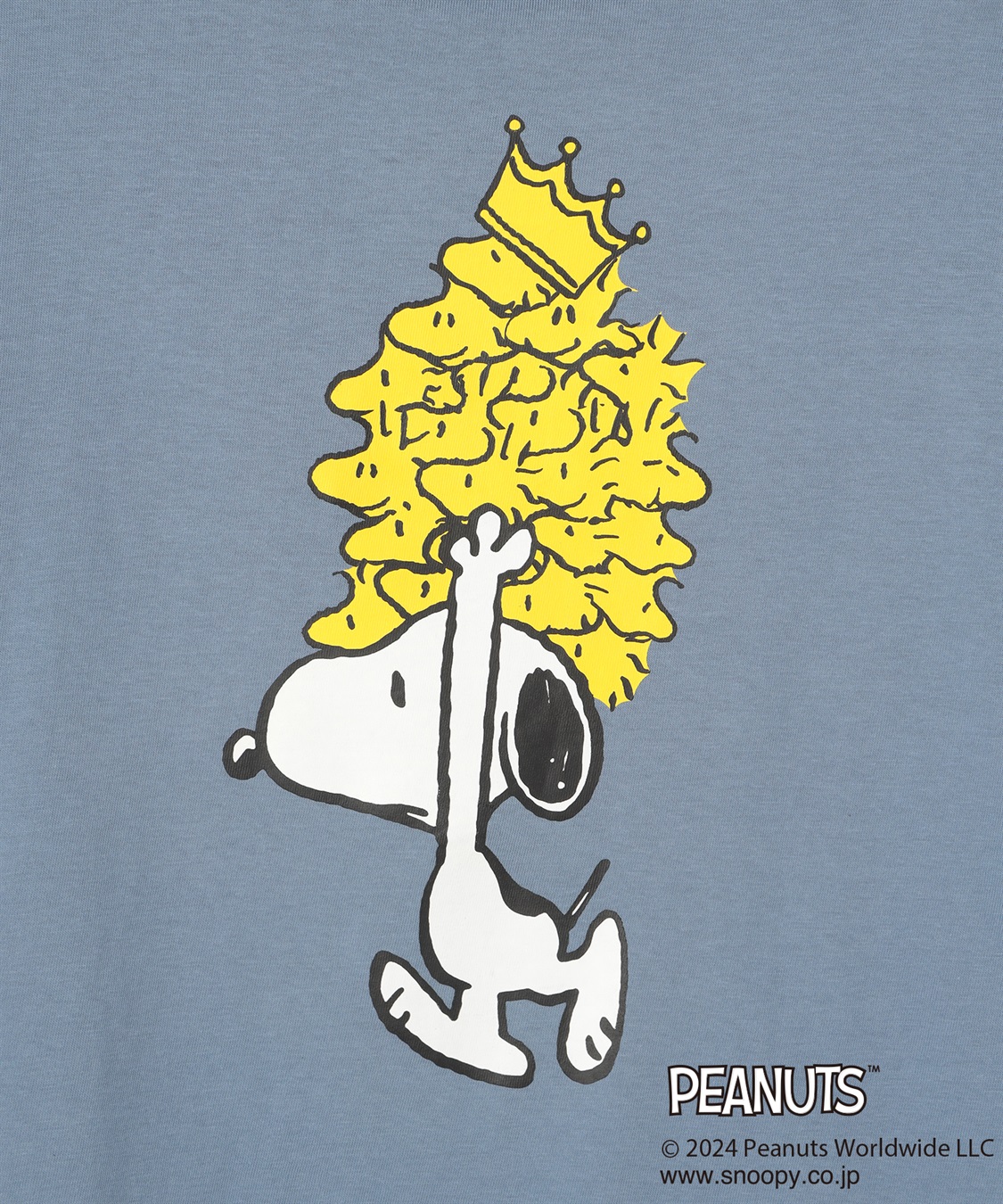 chara station 【PEANUTS/ピーナッツ】スヌーピー/SNOOPY スリーブ刺繍デザインロンT_sub_27