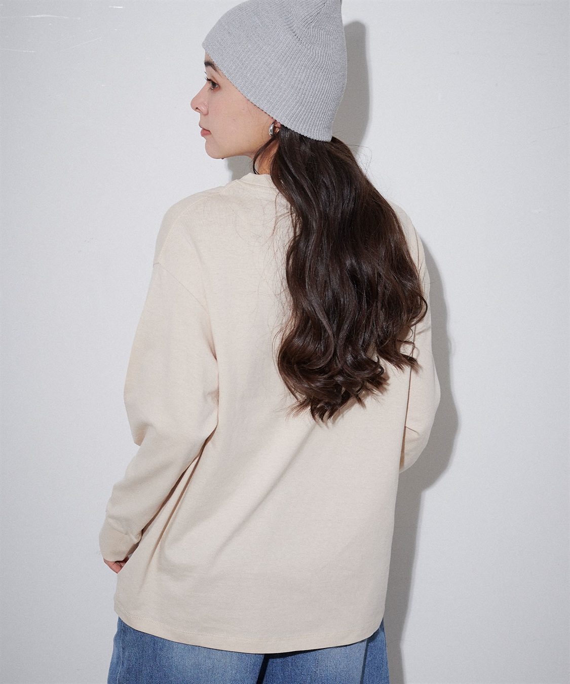 Life Style by cross marche 【PEANUTS/ピーナッツ】スヌーピー/SNOOPY  フロント刺繍デザインロンT_sub_8