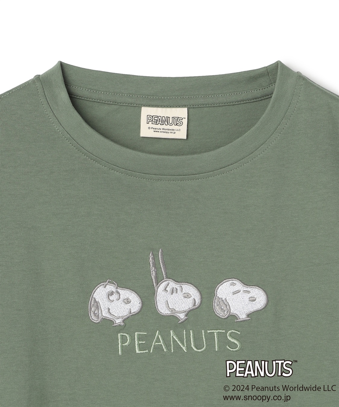 Life Style by cross marche 【PEANUTS/ピーナッツ】スヌーピー/SNOOPY  フロント刺繍デザインロンT_sub_25