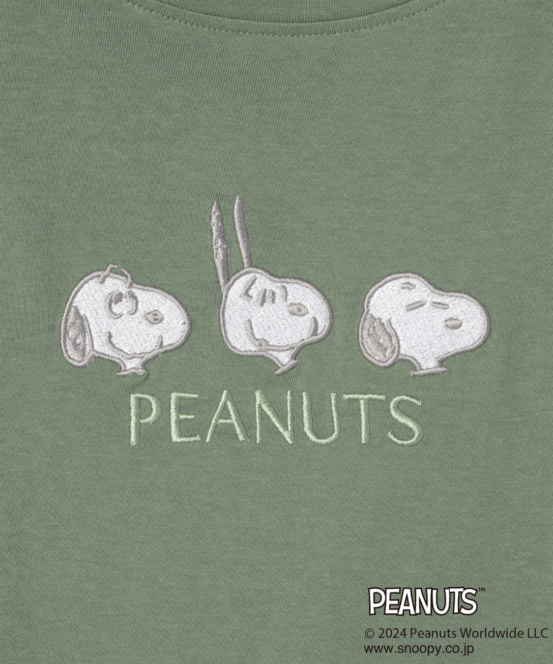 Life Style by cross marche 【PEANUTS/ピーナッツ】スヌーピー/SNOOPY  フロント刺繍デザインロンT_sub_28