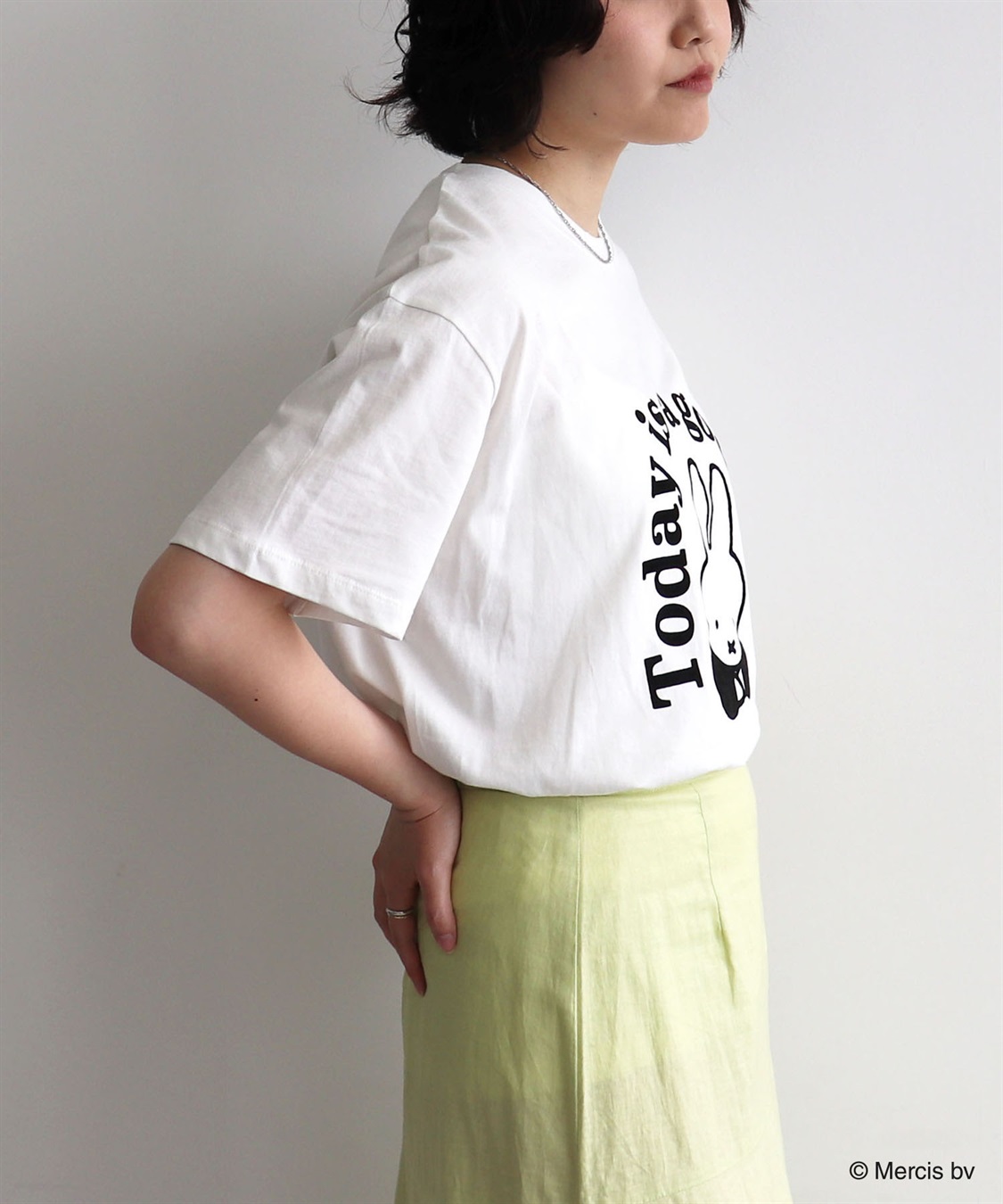 Life Style by cross marche 【miffy/ミッフィー】英字プリント半袖Tシャツ_sub_5