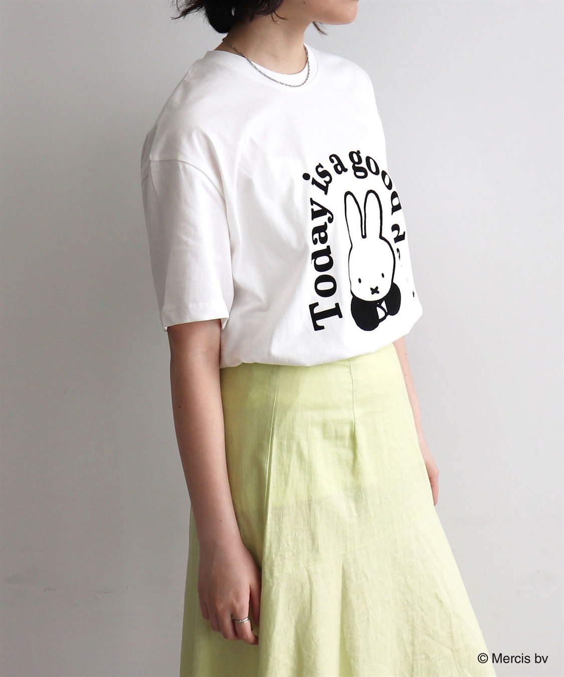 Life Style by cross marche 【miffy/ミッフィー】英字プリント半袖Tシャツ_sub_6