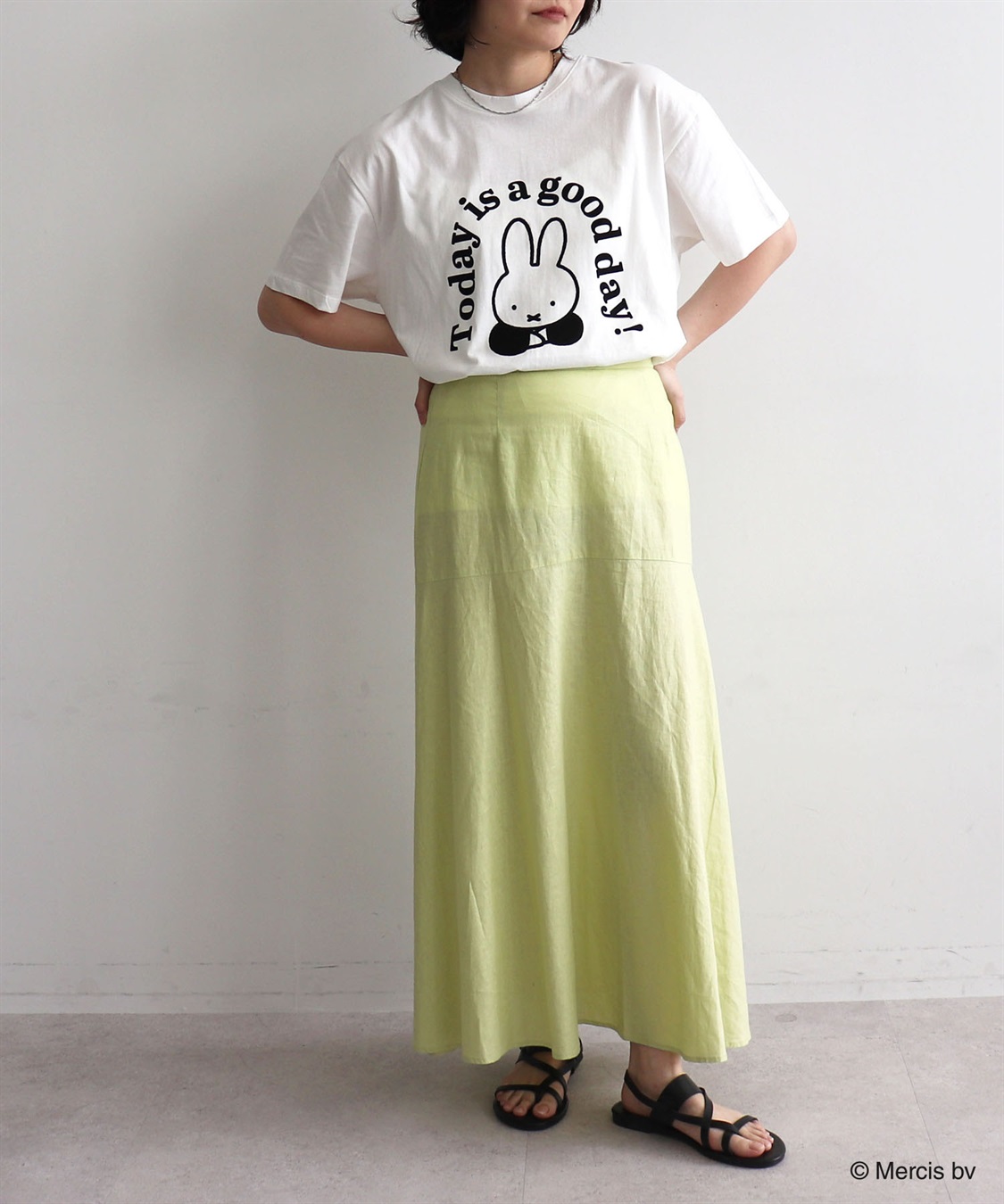 Life Style by cross marche 【miffy/ミッフィー】英字プリント半袖Tシャツ_sub_9