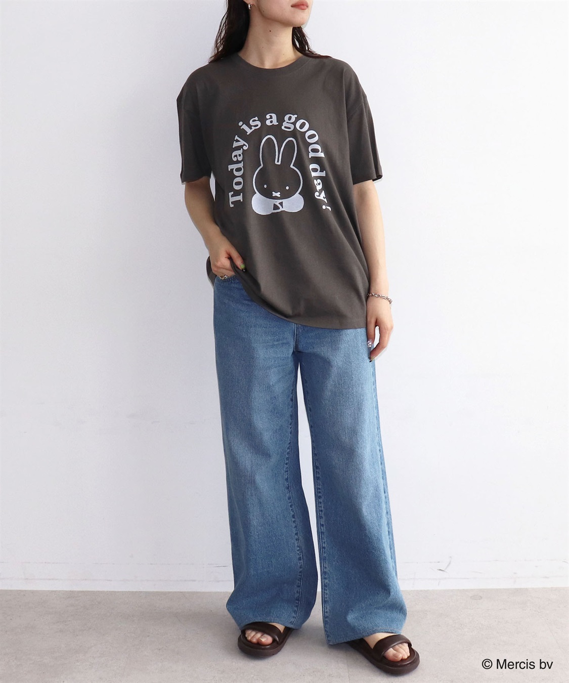 Life Style by cross marche 【miffy/ミッフィー】英字プリント半袖Tシャツ_sub_21