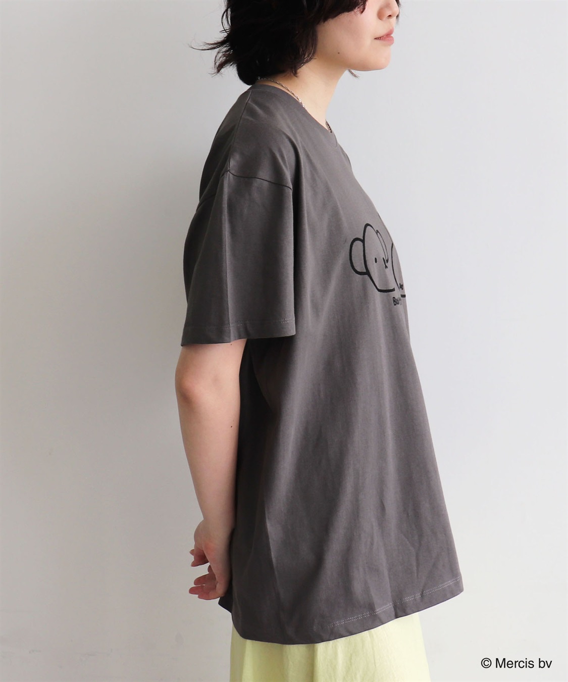Life Style by cross marche 【miffy/ミッフィー】ミッフィーandボリスフロッキープリント半袖Tシャツ_sub_7