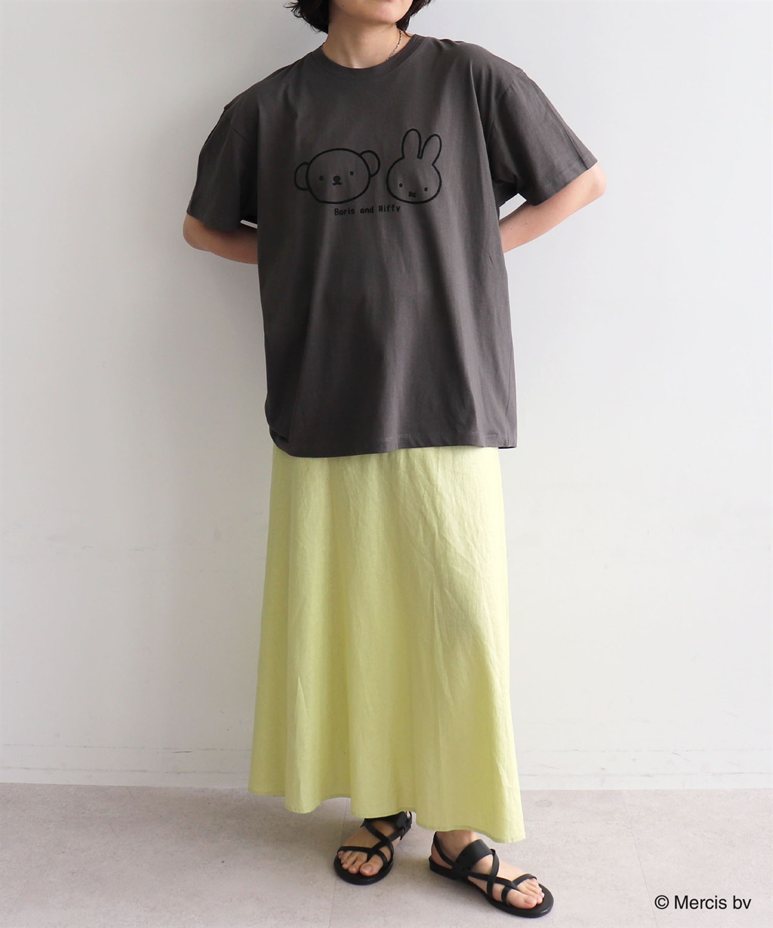 Life Style by cross marche 【miffy/ミッフィー】ミッフィーandボリスフロッキープリント半袖Tシャツ_sub_9