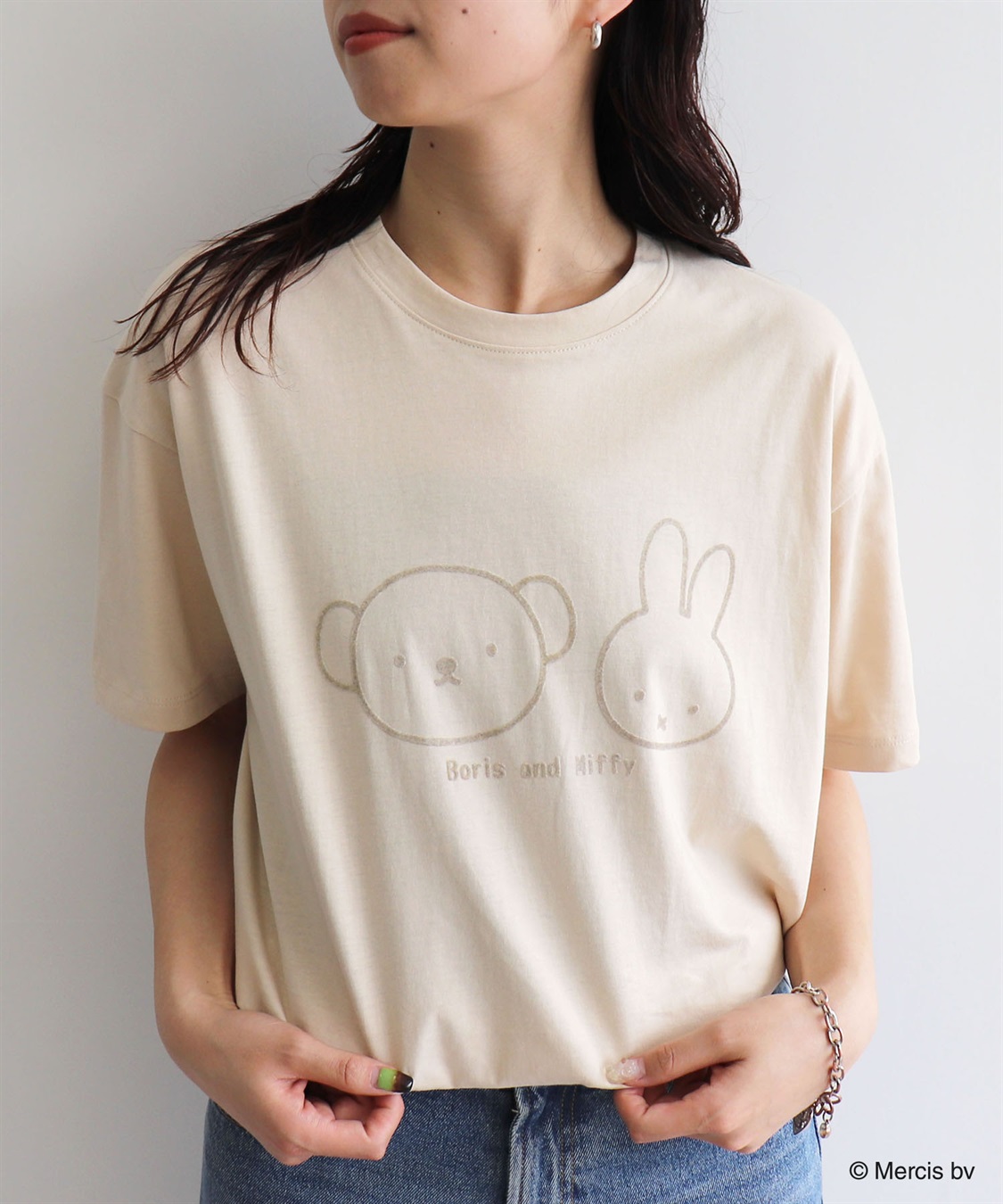 Life Style by cross marche 【miffy/ミッフィー】ミッフィーandボリスフロッキープリント半袖Tシャツ_sub_11
