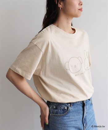 Life Style by cross marche 【miffy/ミッフィー】ミッフィーandボリスフロッキープリント半袖Tシャツ_subthumb_16